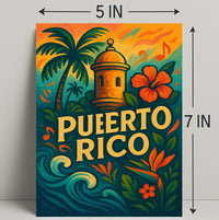 Puerto Rico Paradise Poster PosterGoat