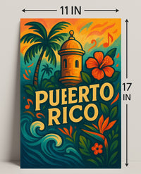 Puerto Rico Paradise Poster PosterGoat
