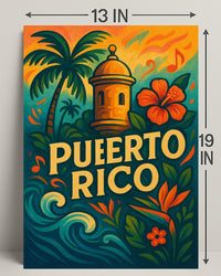 Puerto Rico Paradise Poster PosterGoat