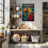 Puerto Rico The Enchanted Island Poster PosterGoat