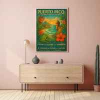 Puerto Rico The Enchanted Island Poster PosterGoat
