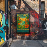 Puerto Rico The Enchanted Island Poster PosterGoat