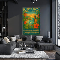 Puerto Rico The Enchanted Island Poster PosterGoat