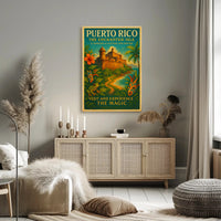 Puerto Rico The Enchanted Isle Poster Art PosterGoat