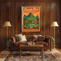 Puerto Rico The Enchanted Isle Wall Art PosterGoat