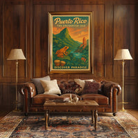 Puerto Rico The Enchanted Isle Wall Art PosterGoat