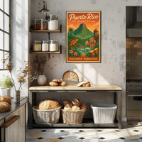 Puerto Rico The Enchanted Isle Wall Art PosterGoat