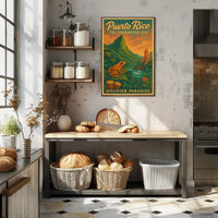 Puerto Rico The Enchanted Isle Wall Art PosterGoat