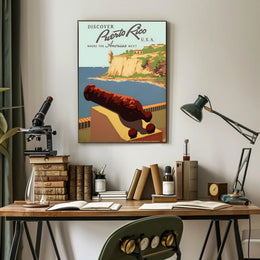 Puerto Rico Travel Poster - Explore Historical El Morro Destination PosterGoat