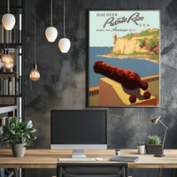 Puerto Rico Travel Poster - Explore Historical El Morro Destination PosterGoat