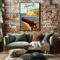 Puerto Rico Travel Poster - Explore Historical El Morro Destination PosterGoat