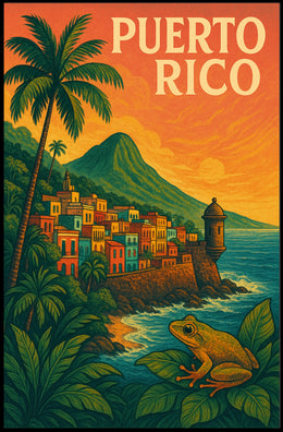 Puerto Rico Tropical Paradise Poster PosterGoat