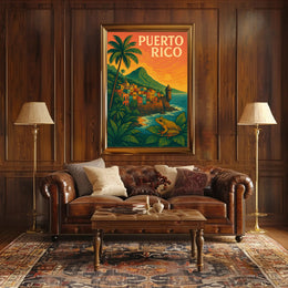 Puerto Rico Tropical Paradise Poster PosterGoat