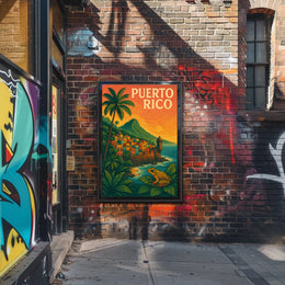 Puerto Rico Tropical Paradise Poster PosterGoat