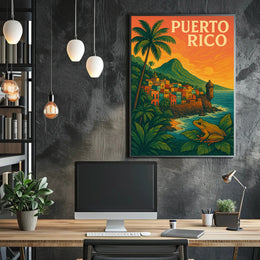 Puerto Rico Tropical Paradise Poster PosterGoat