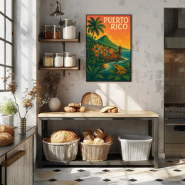 Puerto Rico Tropical Paradise Poster PosterGoat