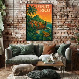 Puerto Rico Tropical Paradise Poster PosterGoat