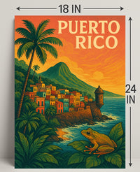 Puerto Rico Tropical Paradise Poster PosterGoat