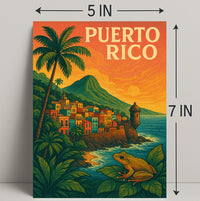 Puerto Rico Tropical Paradise Poster PosterGoat