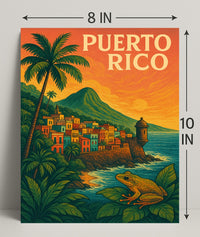 Puerto Rico Tropical Paradise Poster PosterGoat