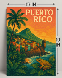 Puerto Rico Tropical Paradise Poster PosterGoat