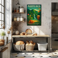 Puerto Rico Tropical Vibes Wall Art Print PosterGoat