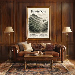 Puerto Rico Vintage Wall Art Print PosterGoat