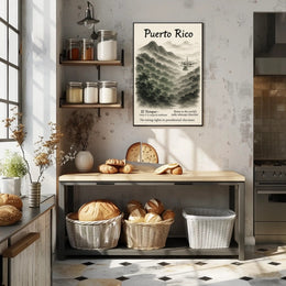 Puerto Rico Vintage Wall Art Print PosterGoat