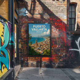 Puerto Vallarta Scenic View Travel Poster PosterGoat
