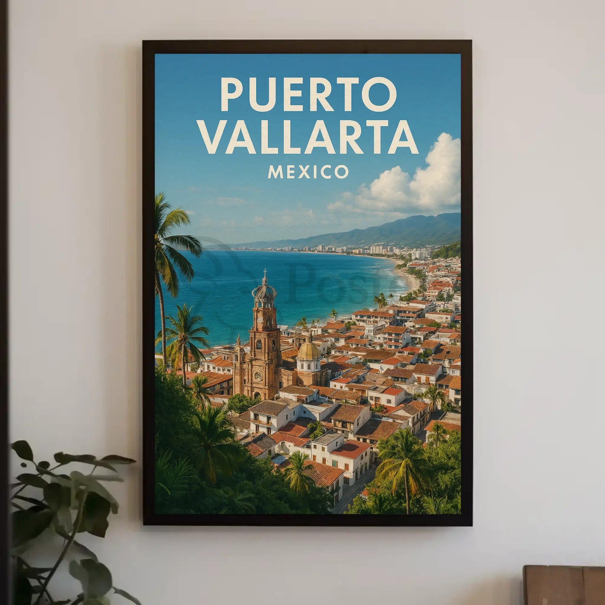 Puerto Vallarta Scenic View Travel Poster PosterGoat