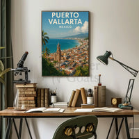 Puerto Vallarta Scenic View Travel Poster PosterGoat