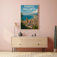 Puerto Vallarta Scenic View Travel Poster PosterGoat