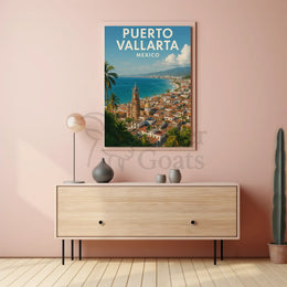 Puerto Vallarta Scenic View Travel Poster PosterGoat