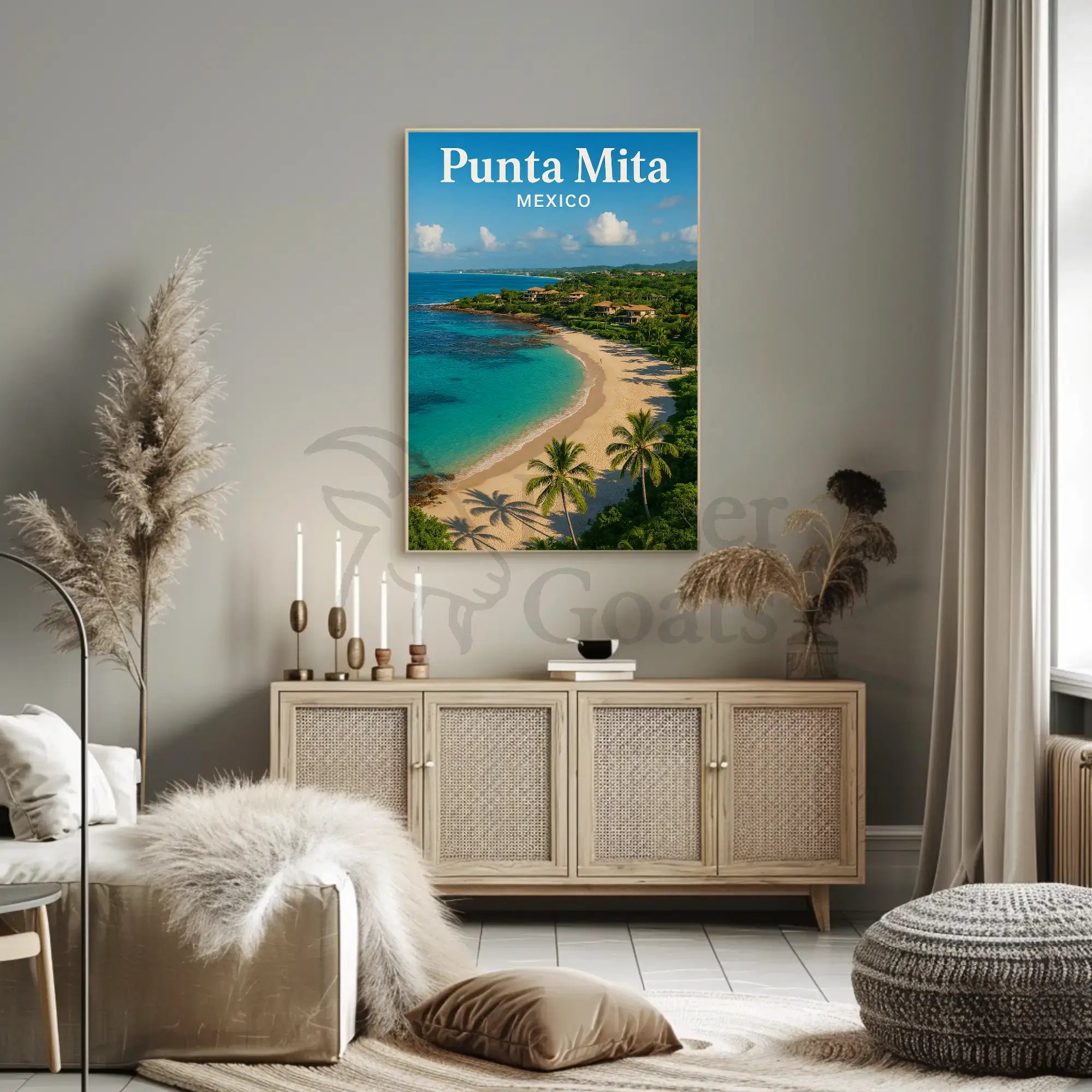 Punta Mita Paradise Awaits: Tropical Travel Poster PosterGoat