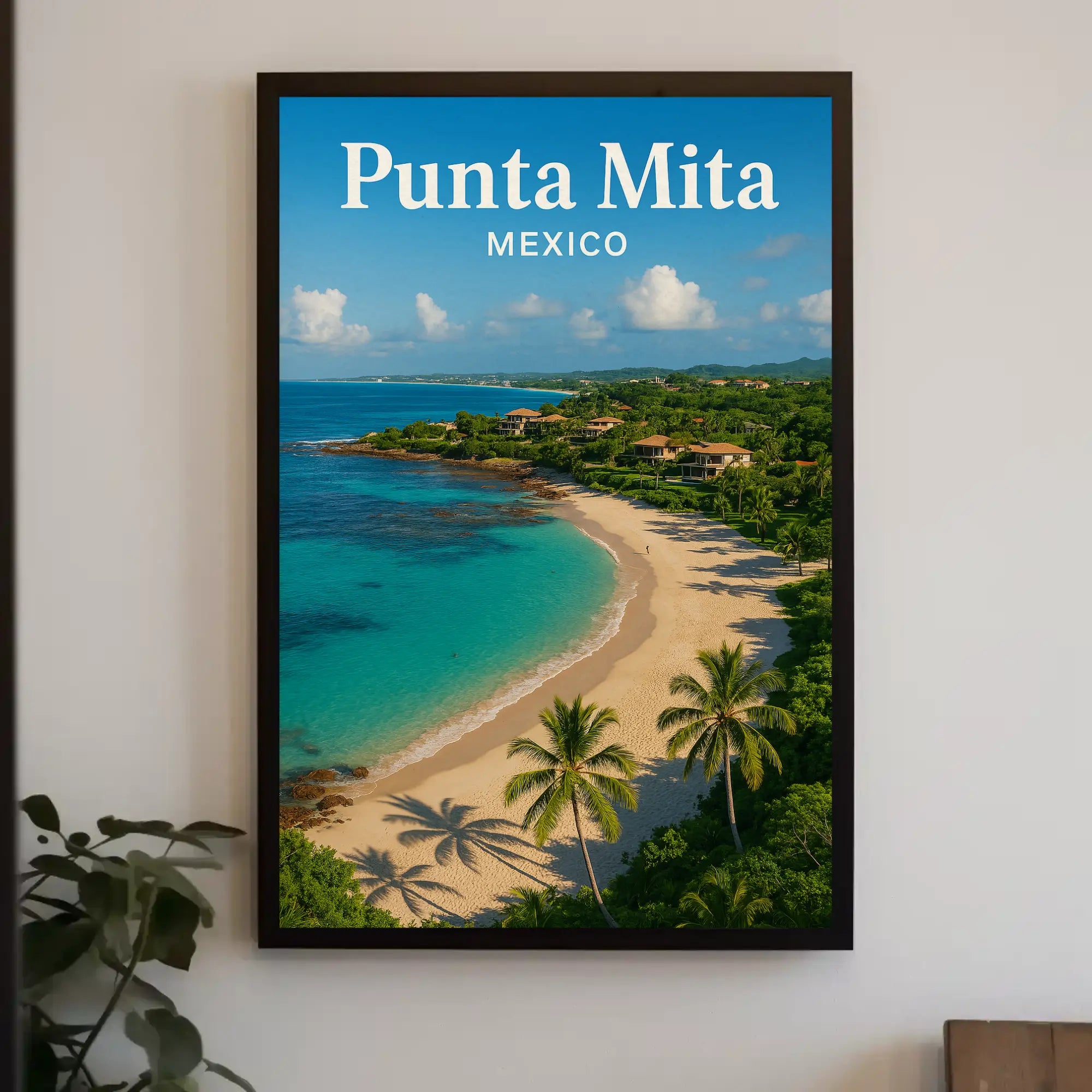 Punta Mita Paradise Awaits: Tropical Travel Poster PosterGoat