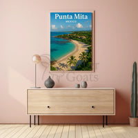 Punta Mita Paradise Awaits: Tropical Travel Poster PosterGoat