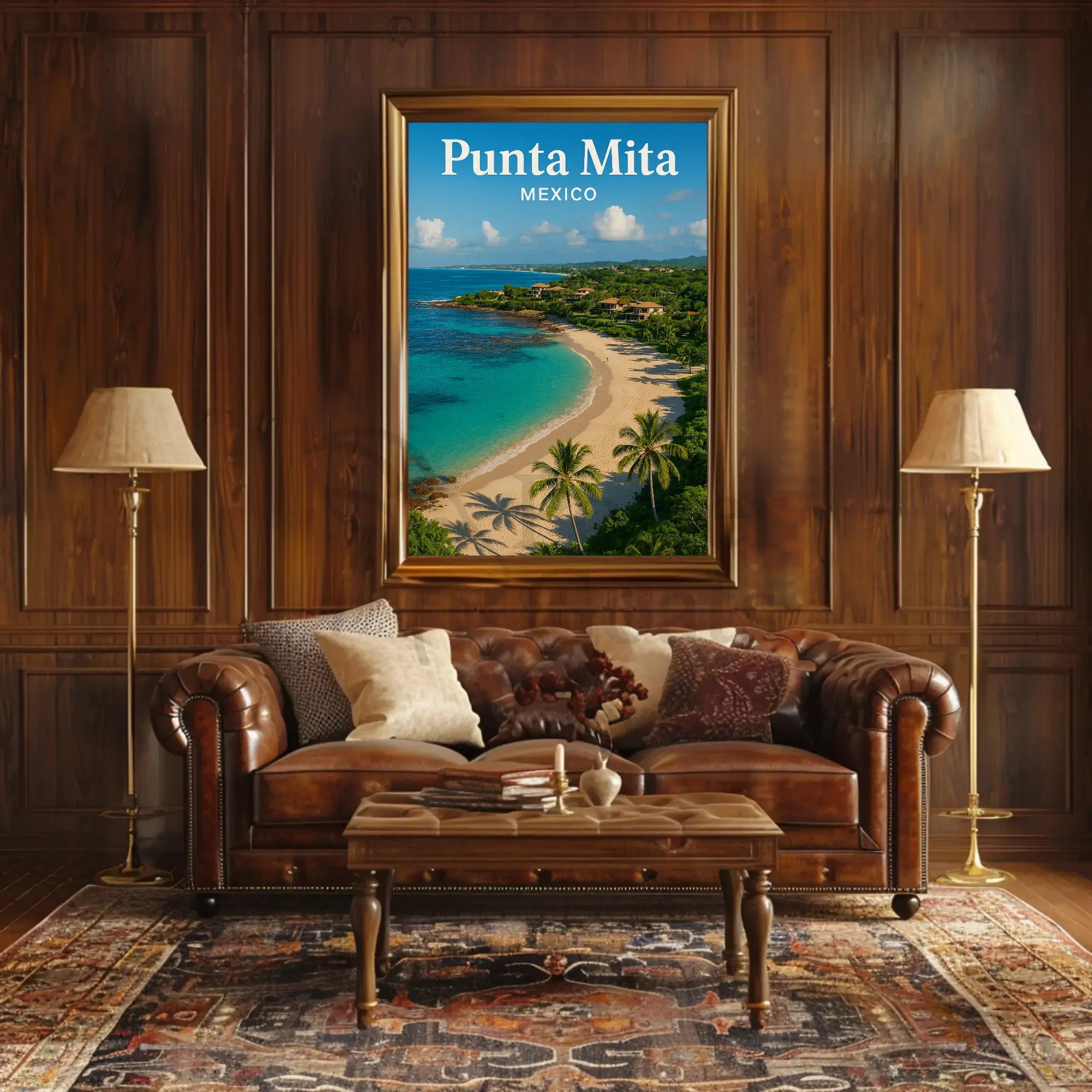 Punta Mita Paradise Awaits: Tropical Travel Poster PosterGoat