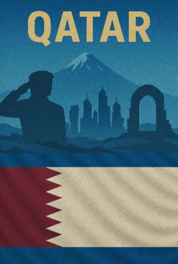 Qatari Pride Architectural Salute Cultural Heritage Poster PosterGoat