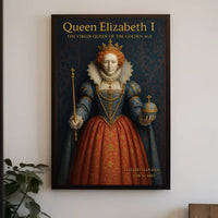 Queen Elizabeth I Vintage Art Poster PosterGoat