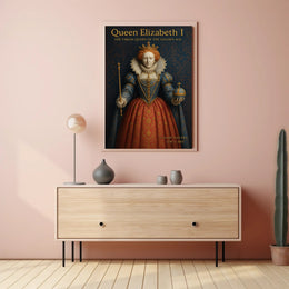 Queen Elizabeth I Vintage Art Poster PosterGoat