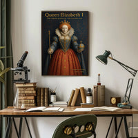 Queen Elizabeth I Vintage Art Poster PosterGoat
