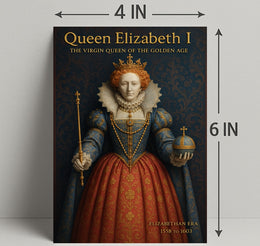Queen Elizabeth I Vintage Art Poster PosterGoat