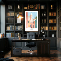 Rabat Cityscape Serenity: Artistic Urban or Cityscape Poster PosterGoat
