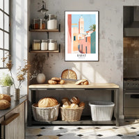 Rabat Cityscape Serenity: Artistic Urban or Cityscape Poster PosterGoat
