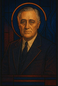 Regal Art Deco Portrait Historical or Presidential Poster PosterGoat