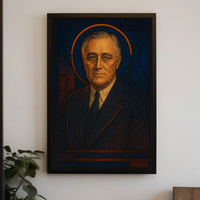 Regal Art Deco Portrait Historical or Presidential Poster PosterGoat