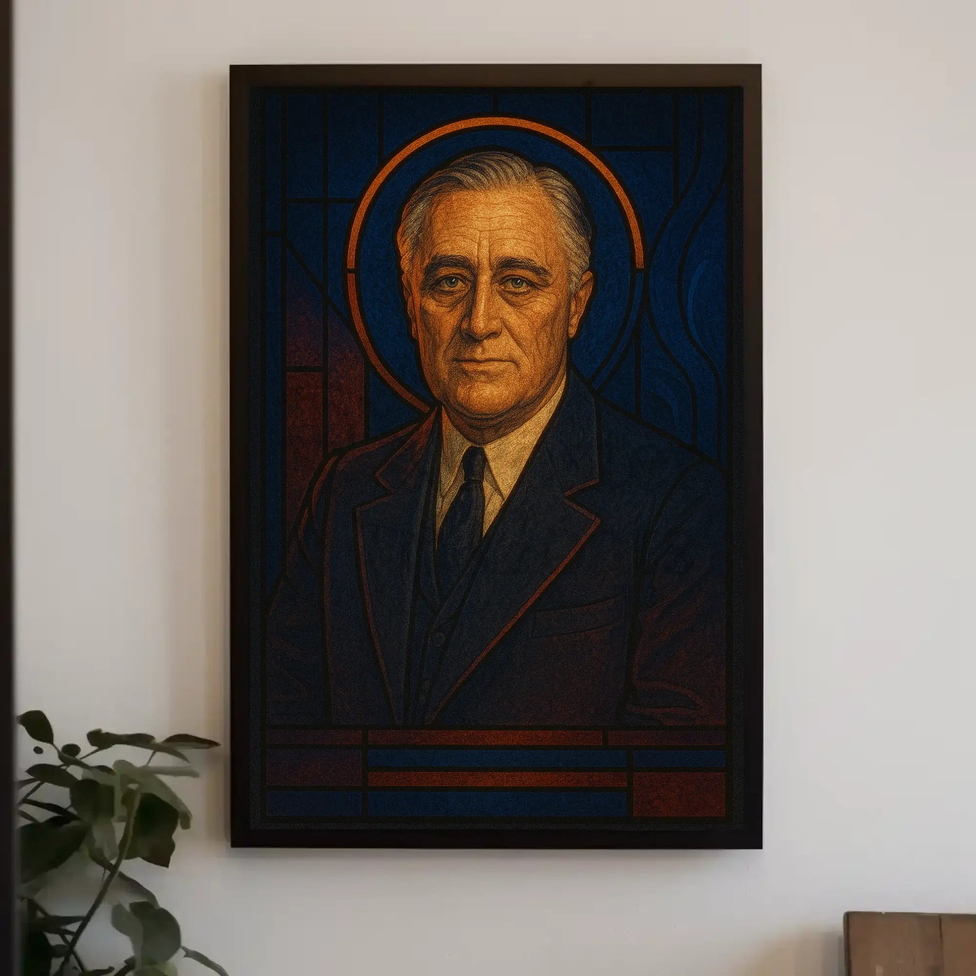Regal Art Deco Portrait Historical or Presidential Poster PosterGoat