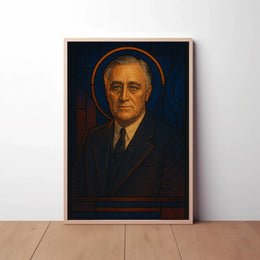 Regal Art Deco Portrait Historical or Presidential Poster PosterGoat