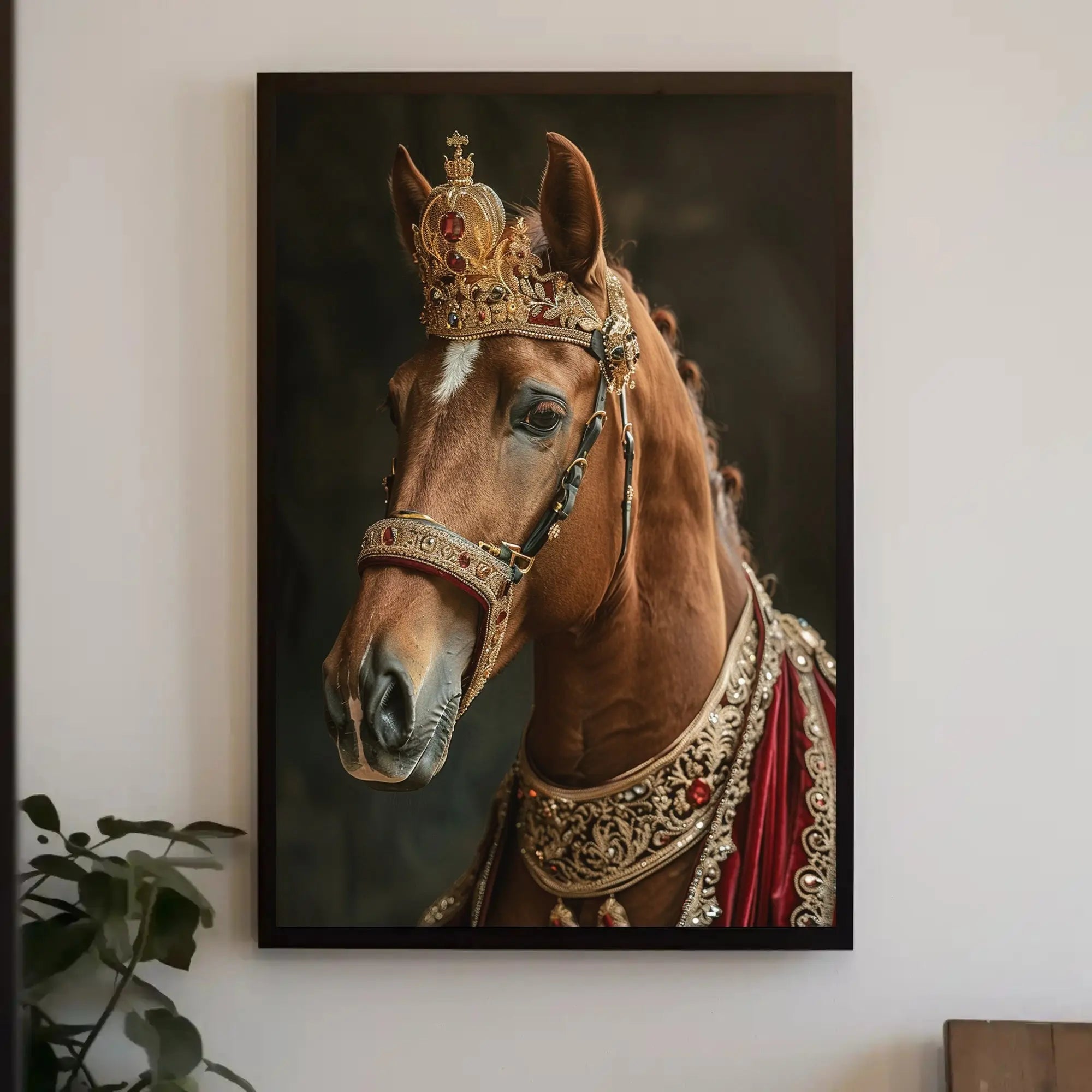 Regal Horse Majesty Historical Art Animal Poster PosterGoat