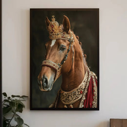 Regal Horse Majesty Historical Art Animal Poster PosterGoat